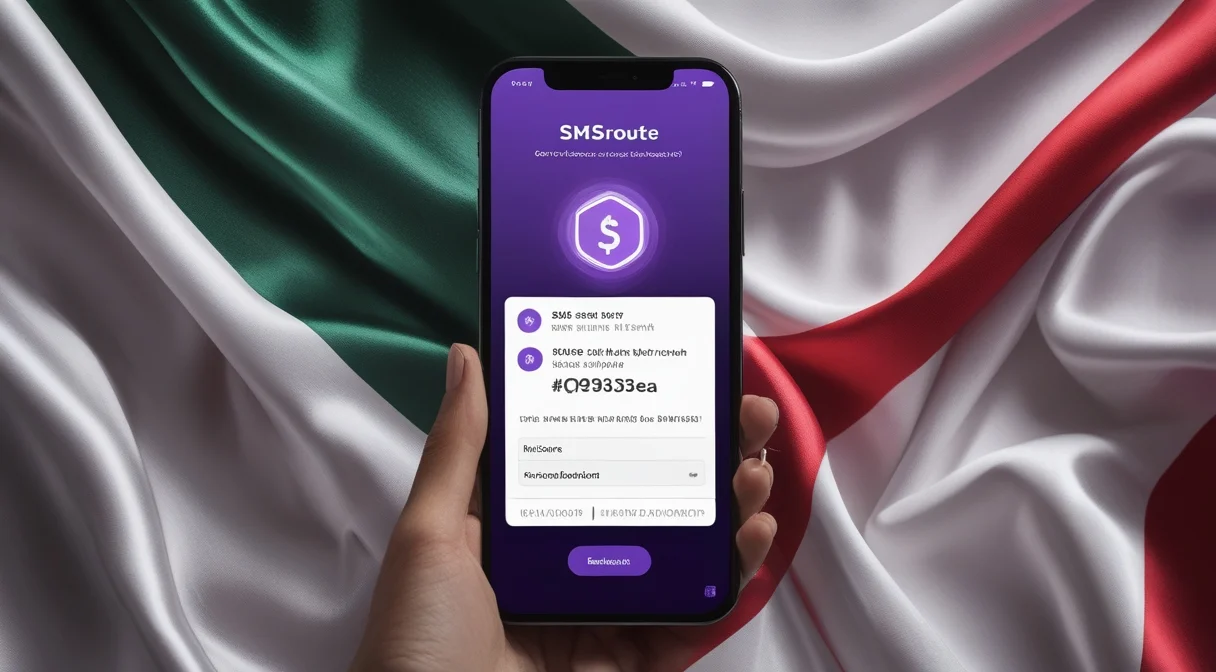 SMS gateway Italy — flag and smartphone showing SMS delivery