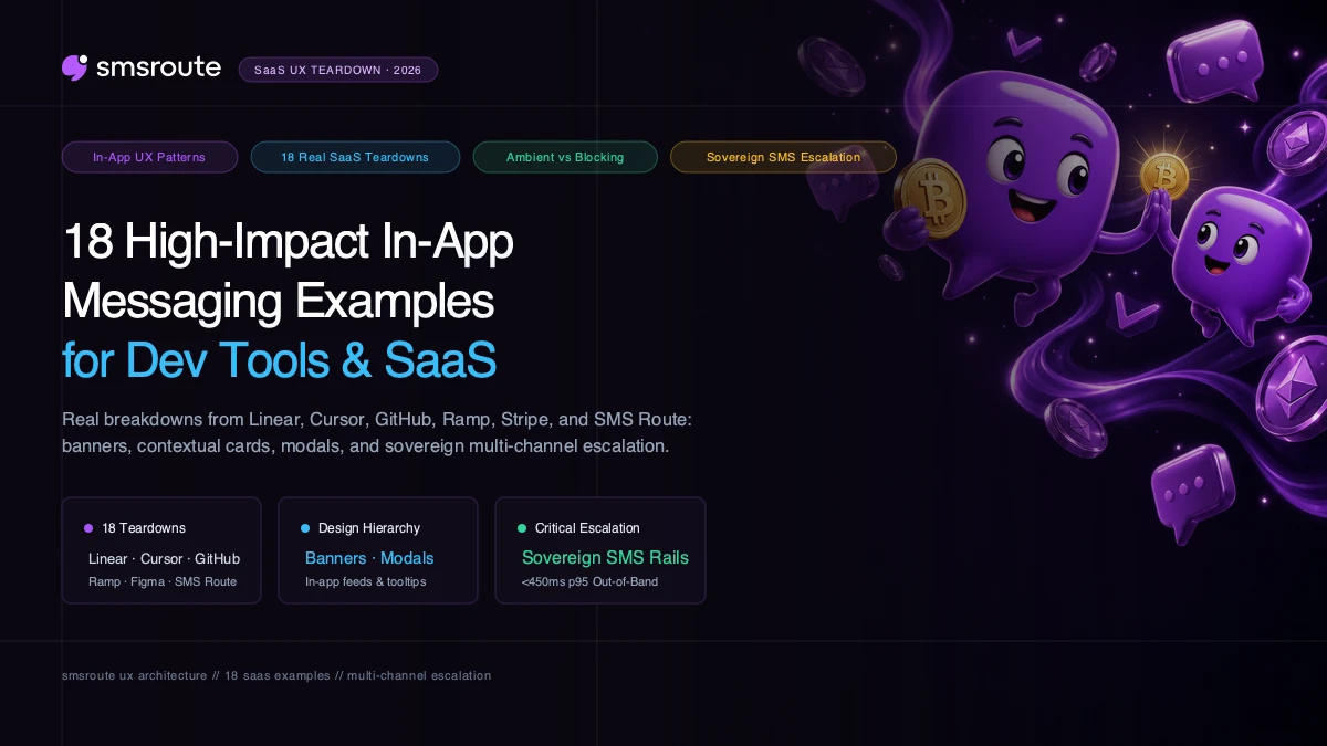 18 High-Impact In-App Messaging Examples for Developer Tools & SaaS in 2026